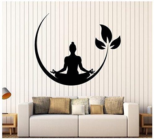 TrifyCore Pegatina de Pared 57 * 69cm Wall Sticker decoración de Pared de Yoga 1 pcs