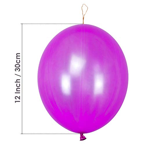 Trimming Shop 12 Inch Grande Látex Globos Boxeo Celebración Cumpleaños, Decoración Fiesta, Boda, Navidad, Aniversario, Eventos - Multi, 20 Pcs