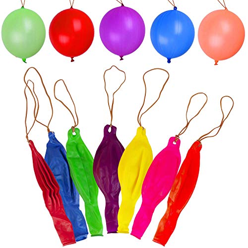 Trimming Shop 12 Inch Grande Látex Globos Boxeo Celebración Cumpleaños, Decoración Fiesta, Boda, Navidad, Aniversario, Eventos - Multi, 20 Pcs