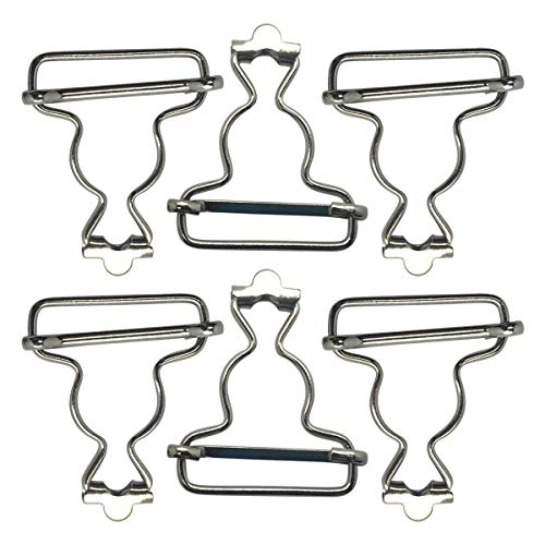 Trimming Shop Plateado 45mm x 30mm Dungaree Hebillas Metal Clip Cierres para Liga, Mano Bolsas, Chaquetas, Monos, Correas, Niños Overoles, Bricolaje Ropa - Plateado, 10pcs Trimming Shop Plateado 45mm x 30mm Dungaree Hebillas Metal Clip Cierres para Liga, Mano Bolsas, Chaquetas, Monos, Correas, Niños Overoles, Bricolaje Ropa - Plateado, 10pcs