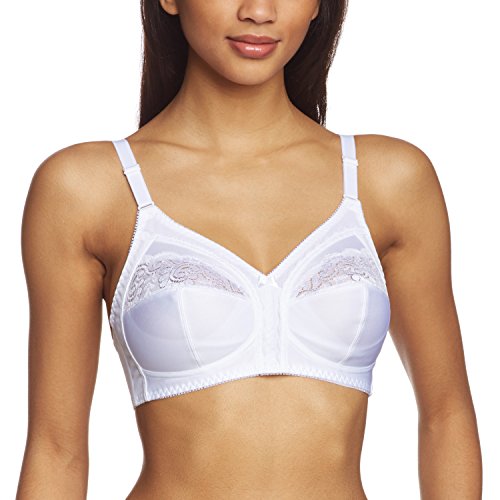 Triumph Claudette 104 N (1Pl88), Sujetador Sin Aros para Mujer, Blanco (White 03), 90B (Talla fabricante: 90 B) Triumph Claudette 104 N (1Pl88), Sujetador Sin Aros para Mujer, Blanco (White 03), 90B (Talla fabricante: 90 B)