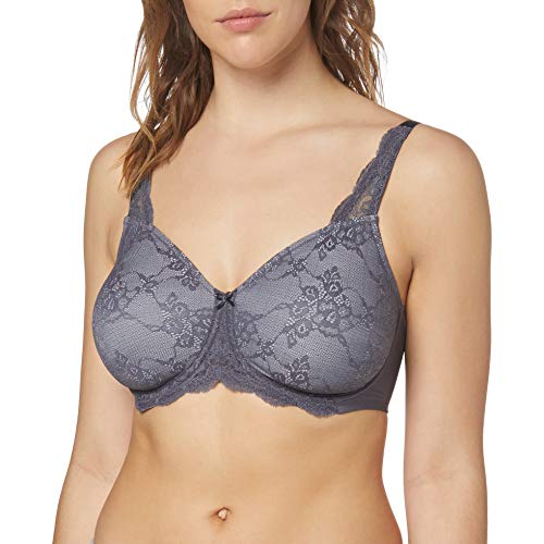 Triumph Contouring Sensation W01 Sujetador Reductor, Gris, 95C (Talla del Fabricante: 80C) para Mujer