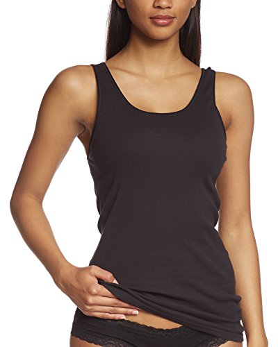 Triumph Katia Basics Shirt02 (1PL36) Camiseta Tirantes, Black 004, 38 para Mujer