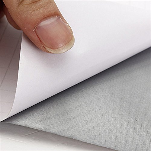 TRIXES 3D Vinilo de Fibra de Carbono Envoltura Adhesiva para Coche - Plata - Rollo para Recubrir de Vinilo - 1,52m x 0,30m - para Interior / Exterior - Efecto Texturizado 3D para Automóvil TRIXES 3D Vinilo de Fibra de Carbono Envoltura Adhesiva para Coche - Plata - Rollo para Recubrir de Vinilo - 1,52m x 0,30m - para Interior / Exterior - Efecto Texturizado 3D para Automóvil