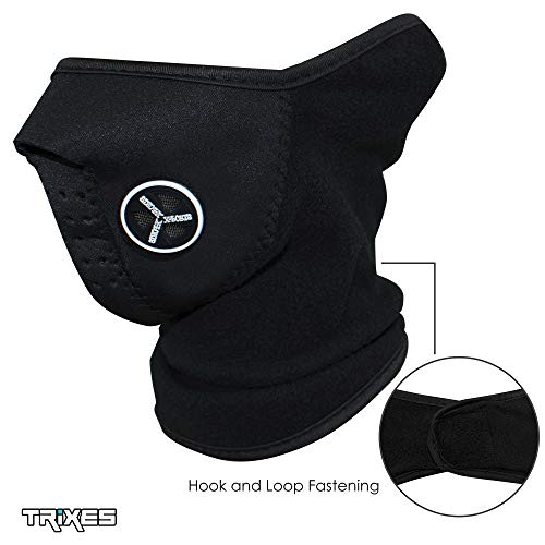TRIXES Pasamontaña/Calentador para el Rostro y el Cuello - Ideal para IR en Bici, Moto, Esquiar o Practicar Snowboard - Pasamontañas Snowboard - Pasamontañas Neopreno - Mascara Moto Invierno TRIXES Pasamontaña/Calentador para el Rostro y el Cuello - Ideal para IR en Bici, Moto, Esquiar o Practicar Snowboard - Pasamontañas Snowboard - Pasamontañas Neopreno - Mascara Moto Invierno