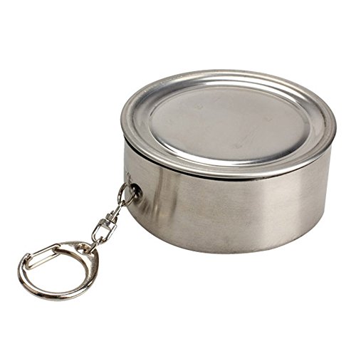 TRIXES Taza de Acero Inoxidable Plegable para Beber Durante Camping Viaje TRIXES Taza de Acero Inoxidable Plegable para Beber Durante Camping Viaje
