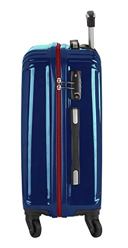 Trolley Cabina 20'' Maleta safta con Ruedas y Candado de Seguridad de F.C. Barcelona 1ª Equipación 20/21, 345x200x550mm, Azul Marino/Granate Trolley Cabina 20'' Maleta safta con Ruedas y Candado de Seguridad de F.C. Barcelona 1ª Equipación 20/21, 345x200x550mm, Azul Marino/Granate