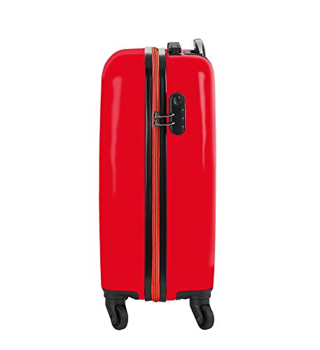 Trolley Cabina 20'' Maleta Safta con Ruedas y Candado de Seguridad de Sevilla FC Corporativa, 345x200x550mm Trolley Cabina 20'' Maleta Safta con Ruedas y Candado de Seguridad de Sevilla FC Corporativa, 345x200x550mm