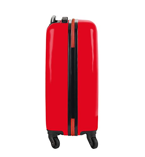 Trolley Cabina 20'' Maleta Safta con Ruedas y Candado de Seguridad de Sevilla FC Corporativa, 345x200x550mm Trolley Cabina 20'' Maleta Safta con Ruedas y Candado de Seguridad de Sevilla FC Corporativa, 345x200x550mm