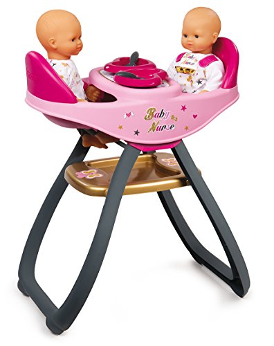 Trona gemelar Baby Nurse para muñecos bebé con accesorios (Smoby 220315) Trona gemelar Baby Nurse para muñecos bebé con accesorios (Smoby 220315)