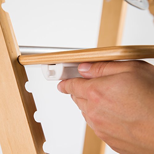 Trona roba 'Sit Up Click', utilizable como trona para bebé y como la silla juvenil,innovador cierre de clic, en madera maciza, color madera natural. Trona roba 'Sit Up Click', utilizable como trona para bebé y como la silla juvenil,innovador cierre de clic, en madera maciza, color madera natural.