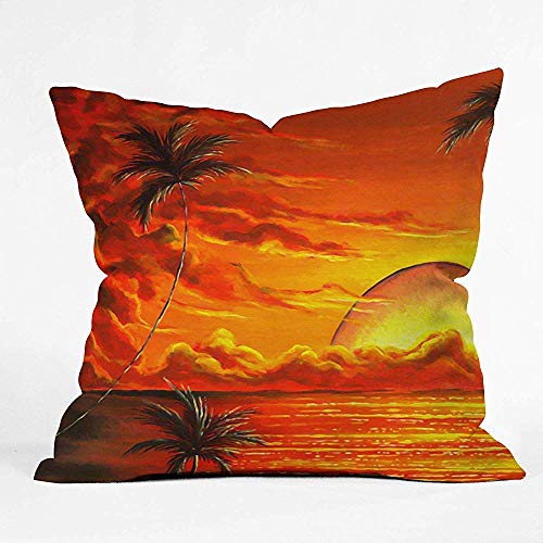 Tropical Energy Home Funda de Almohada Decorativa Funda de cojín Fundas de sofá 45cm x 45cm