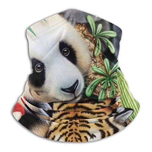 Tropical Zoo Pandas Tiger Parrot Lion Neck Gaiter Neck Warmer Face Scarf Sun Protection Balaclava Diadema para hombres mujeres Escudo facial para pesca senderismo kayak bufanda Tropical Zoo Pandas Tiger Parrot Lion Neck Gaiter Neck Warmer Face Scarf Sun Protection Balaclava Diadema para hombres mujeres Escudo facial para pesca senderismo kayak bufanda