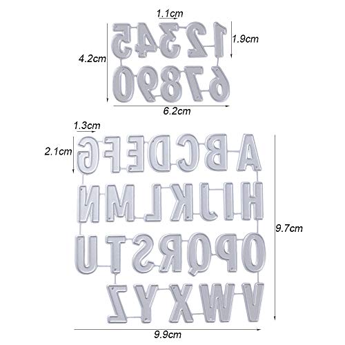 Troqueles Scrapbooking Letras y Números Troqueles Corte Metal Plantillas Troquelado Letras Cutting Dies para Álbum Recortes DIY Manualidad Tarjeta Papel Troqueles Scrapbooking Letras y Números Troqueles Corte Metal Plantillas Troquelado Letras Cutting Dies para Álbum Recortes DIY Manualidad Tarjeta Papel