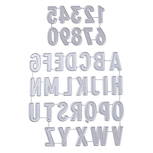 Troqueles Scrapbooking Letras y Números Troqueles Corte Metal Plantillas Troquelado Letras Cutting Dies para Álbum Recortes DIY Manualidad Tarjeta Papel Troqueles Scrapbooking Letras y Números Troqueles Corte Metal Plantillas Troquelado Letras Cutting Dies para Álbum Recortes DIY Manualidad Tarjeta Papel