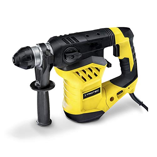 TROTEC Martillo Perforador y Cincelador PRDS 11‑230V, 1.600 W, Portaherramientas SDS plus, Metal y Madera, Cincel 360°, máx. de Perforación en Madera 40 mm, máx. Perforación en Metal 13 mm TROTEC Martillo Perforador y Cincelador PRDS 11‑230V, 1.600 W, Portaherramientas SDS plus, Metal y Madera, Cincel 360°, máx. de Perforación en Madera 40 mm, máx. Perforación en Metal 13 mm