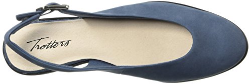 Trotters Women's Alice Ballet Flat, Blue, 9.5 M US