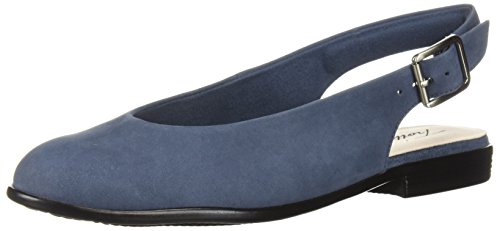 Trotters Women's Alice Ballet Flat, Blue, 9.5 M US