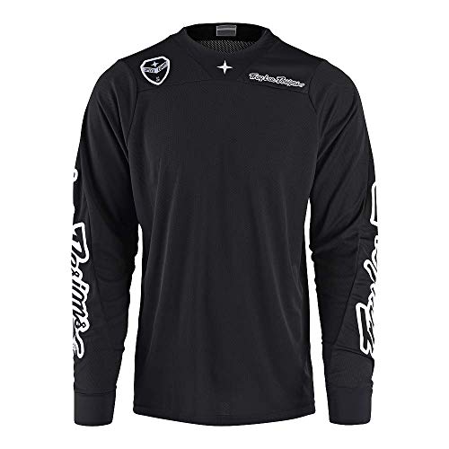 Troy Lee Designs Camiseta Moto SE Air Solo Ligera y Ultra ventilada XL Negro