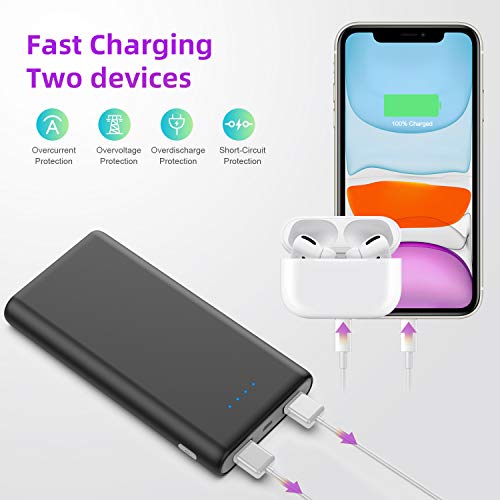 Trswyop Batería Externa 26800mAh, Power Bank [4 Indicadores de Energía LED] Ultra Alta Capacidad Cargador Portátil Móvil con 2 Puertos USB para Smartphones Tabletas y Más