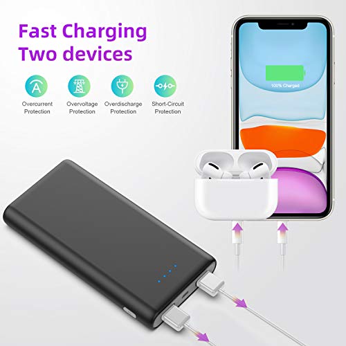 Trswyop Batería Externa 26800mAh, Power Bank [4 Indicadores de Energía LED] Ultra Alta Capacidad Cargador Portátil Móvil con 2 Puertos USB para Smartphones Tabletas y Más