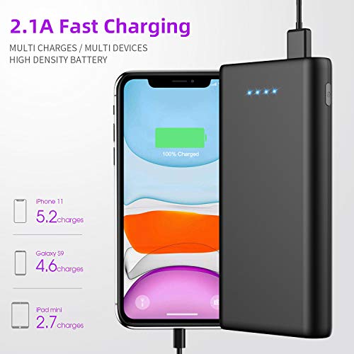 Trswyop Batería Externa 26800mAh, Power Bank [4 Indicadores de Energía LED] Ultra Alta Capacidad Cargador Portátil Móvil con 2 Puertos USB para Smartphones Tabletas y Más