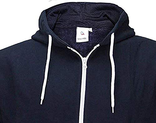 True Face Sudadera clásica con capucha para hombre | Cómoda parte superior con cremallera | Sudadera de manga larga con puño acanalado | Las sudaderas son ideales para el fin de semana | S-6XL