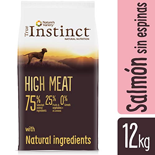 True Instinct High Meat Adult - Nature's Variety - Pienso para Perros Medium Adult con Salmón - 12kg