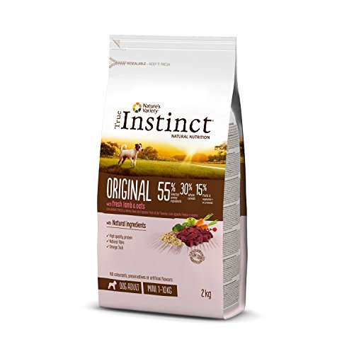 True Instinct Original - Pienso para Perros Mini Adultos con Cordero - 2kg