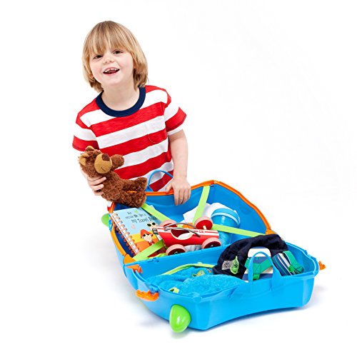 Trunki Maleta correpasillos y equipaje de mano infantil: Terrance (Azul) Trunki Maleta correpasillos y equipaje de mano infantil: Terrance (Azul)