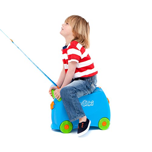 Trunki Maleta correpasillos y equipaje de mano infantil: Terrance (Azul) Trunki Maleta correpasillos y equipaje de mano infantil: Terrance (Azul)
