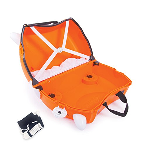 Trunki Maleta correpasillos y equipaje de mano infantil: Tigre Tipu (Naranja)