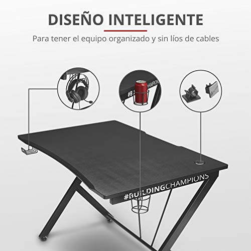 Trust Gaming GXT 711 Dominus Mesa para Gaming, Escritorio, 116 x 75 x 76 cm - Negro Trust Gaming GXT 711 Dominus Mesa para Gaming, Escritorio, 116 x 75 x 76 cm - Negro