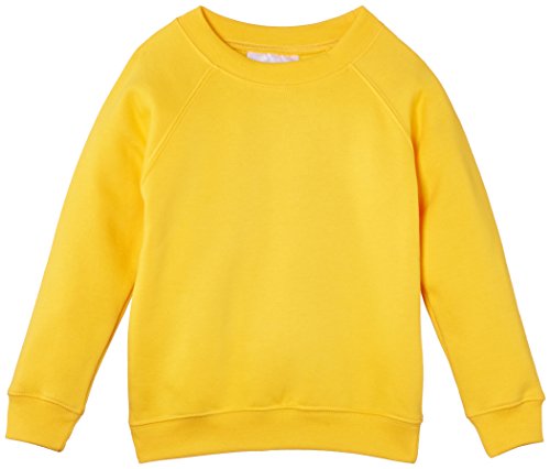 Trutex Limited 260G Crew Neck, Sudadera para Niños, Amarillo (Yellow), 13 años (Talla del fabricante: S)