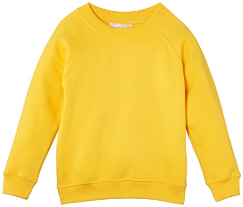 Trutex Limited 260G Crew Neck, Sudadera para Niños, Amarillo (Yellow), 13 años (Talla del fabricante: S)