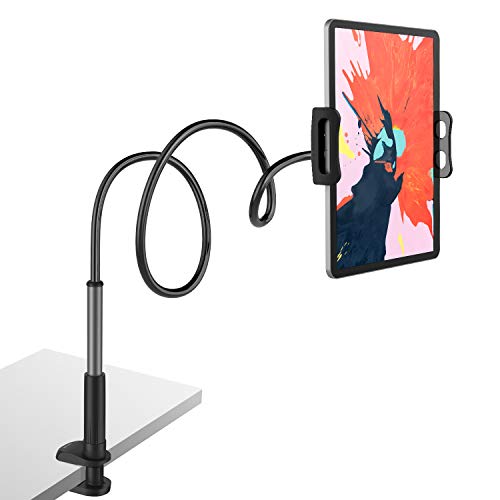 Tryone Soporte Tablet Móvil Multiángulo - Soporte con Brazo de Cuello de Cisne para Serie iPad/Nintendo Switch/Samsung Galaxy Tabs/Huawei Mediapad/Kindle Fire y Más, 95cm de Longitud en Total Tryone Soporte Tablet Móvil Multiángulo - Soporte con Brazo de Cuello de Cisne para Serie iPad/Nintendo Switch/Samsung Galaxy Tabs/Huawei Mediapad/Kindle Fire y Más, 95cm de Longitud en Total