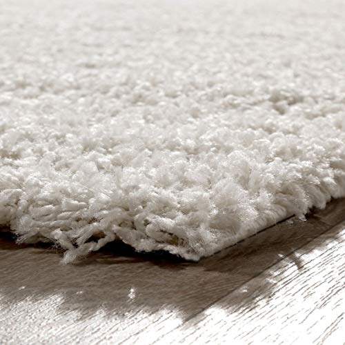 T&T Design Shaggy - Alfombra para salón, diferentes precios, varios colores, crema, 140 x 200 cm T&T Design Shaggy - Alfombra para salón, diferentes precios, varios colores, crema, 140 x 200 cm