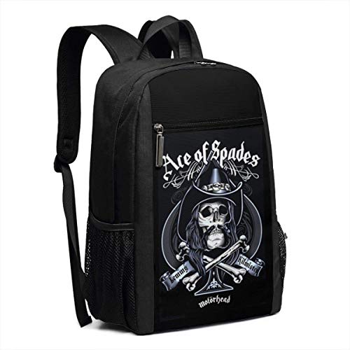 TTmom Mochilas Tipo Casual,Bolsa de Viaje Ace of Spades Backpack Laptop Backpack School Bag Travel Backpack 17 Inch