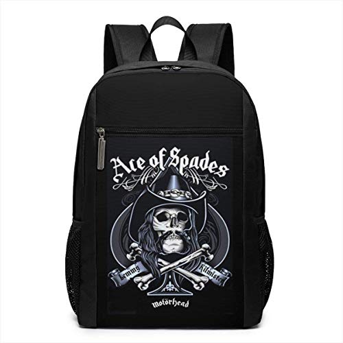 TTmom Mochilas Tipo Casual,Bolsa de Viaje Ace of Spades Backpack Laptop Backpack School Bag Travel Backpack 17 Inch