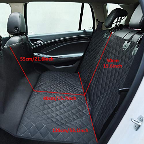 TTXP para Perros Negro Fundas para Coche Mascotas para La Mayoría de Los Coches, SUV, Furgonetas y Camiones TTXP para Perros Negro Fundas para Coche Mascotas para La Mayoría de Los Coches, SUV, Furgonetas y Camiones