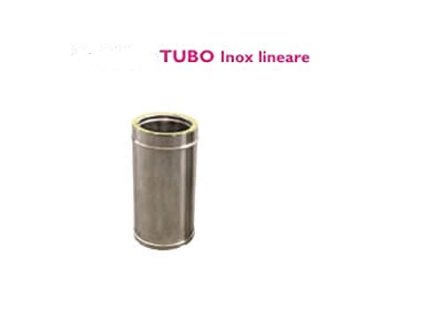 Tubo doble pared de acero inoxidable para chimeneas L 500 mm (DN 130-180)