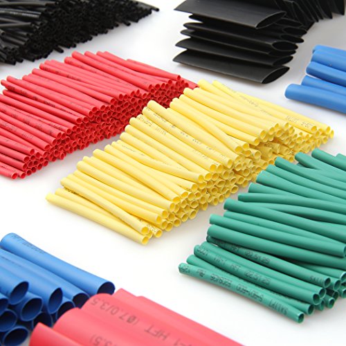 Tubo Termorretráctil 750 Piezas,Preciva 2: 1 Poliolefina Tubo Termoretráctil Envoltura de Alambre 5 Color 12 Tamaño para Protección el cable,Prevenir la corrosión del metal etc Tubo Termorretráctil 750 Piezas,Preciva 2: 1 Poliolefina Tubo Termoretráctil Envoltura de Alambre 5 Color 12 Tamaño para Protección el cable,Prevenir la corrosión del metal etc
