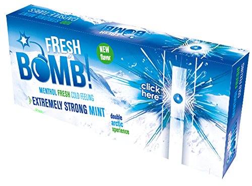 Tubos para rellenar cigarrillos con filtro de cápsulas aromáticas Fresh Bomb Arctic Strong Mint Click (5 Cajas, 500 Unidades)