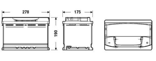 TUDOR TC700 Batería TUDOR TC700 Batería