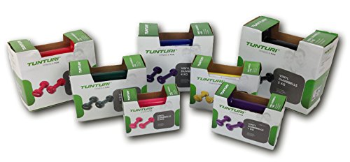 Tunturi 14TUSCL118 Mancuernas, Unisex Adulto, Negro/Gris, 3 kg Tunturi 14TUSCL118 Mancuernas, Unisex Adulto, Negro/Gris, 3 kg