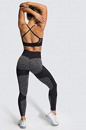 Tuopuda Leggings Mujer Deporte Mallas Pantalones Deportivos Leggings Running y Ejercicio Mallas de deporte de mujer Yoga Leggings Elásticos Cintura Alta Para Reducir Vientre Pantalón Deportivo de