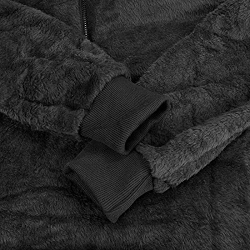 Tuopuda Mujer Sudadera con Capucha Suelta Tallas Grandes Invierno Manga Larga Pullover Deportivo Cremallera Chaqueta Hoodies Suéter Abrigo con Bolsillos 2019 El Nuevo Tuopuda Mujer Sudadera con Capucha Suelta Tallas Grandes Invierno Manga Larga Pullover Deportivo Cremallera Chaqueta Hoodies Suéter Abrigo con Bolsillos 2019 El Nuevo