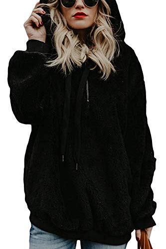 Tuopuda Mujer Sudadera con Capucha Suelta Tallas Grandes Invierno Manga Larga Pullover Deportivo Cremallera Chaqueta Hoodies Suéter Abrigo con Bolsillos 2019 El Nuevo Tuopuda Mujer Sudadera con Capucha Suelta Tallas Grandes Invierno Manga Larga Pullover Deportivo Cremallera Chaqueta Hoodies Suéter Abrigo con Bolsillos 2019 El Nuevo