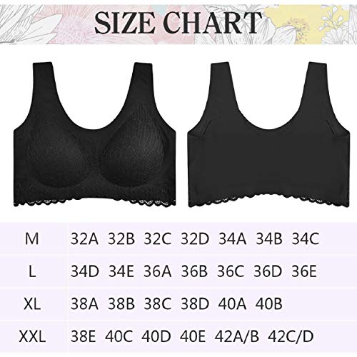 Tuopuda Sujetador Deportivo para Mujer Sujetador de Contorno 5D Sujetadores para Dormir de Talla Grande Cómodos Suave y Almohadillas Extraíbles Yoga Sujetador de Encaje Sujetador Deporte sin Costuras Tuopuda Sujetador Deportivo para Mujer Sujetador de Contorno 5D Sujetadores para Dormir de Talla Grande Cómodos Suave y Almohadillas Extraíbles Yoga Sujetador de Encaje Sujetador Deporte sin Costuras