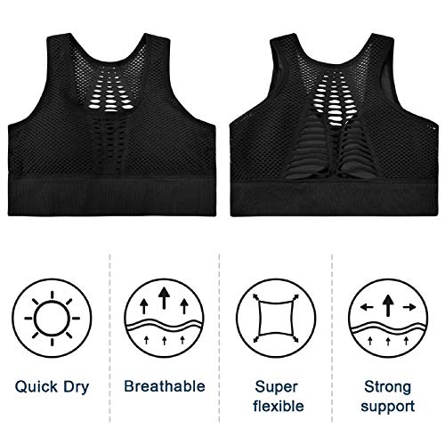 Tuopuda Sujetador Deportivo Tops de Yoga Bra Deportivo Alto Impacto Cómodo Sujetador Yoga Mujer sin Costuras Sujetador Deportivo Mujer con Almohadillas Extraíbles Crop Top para Gimnasio Bailar Tuopuda Sujetador Deportivo Tops de Yoga Bra Deportivo Alto Impacto Cómodo Sujetador Yoga Mujer sin Costuras Sujetador Deportivo Mujer con Almohadillas Extraíbles Crop Top para Gimnasio Bailar
